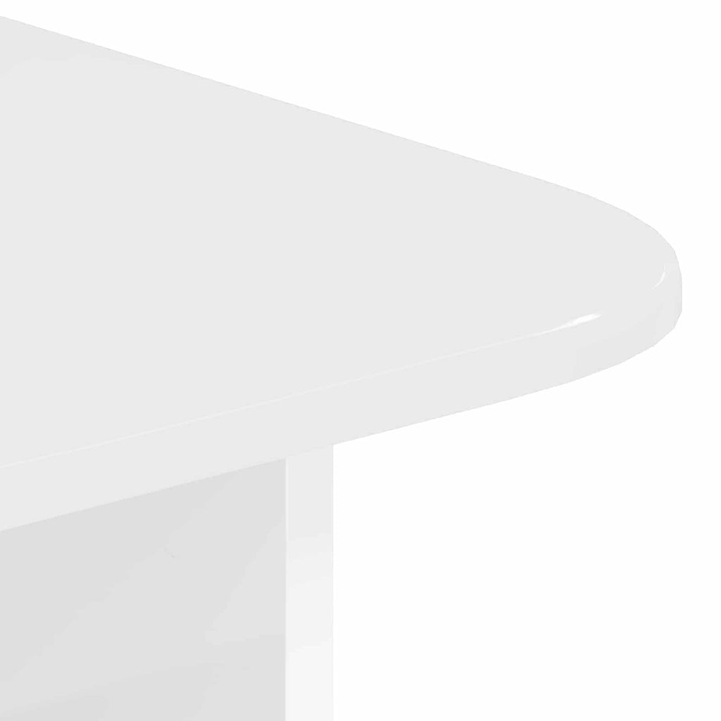 vidaXL Stolik kawowy Biały 93 x 53 x 33 cm Drewno inżynieryjne