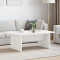 vidaXL Stolik kawowy Biały 93 x 53 x 33 cm Materiał drewnopochodny