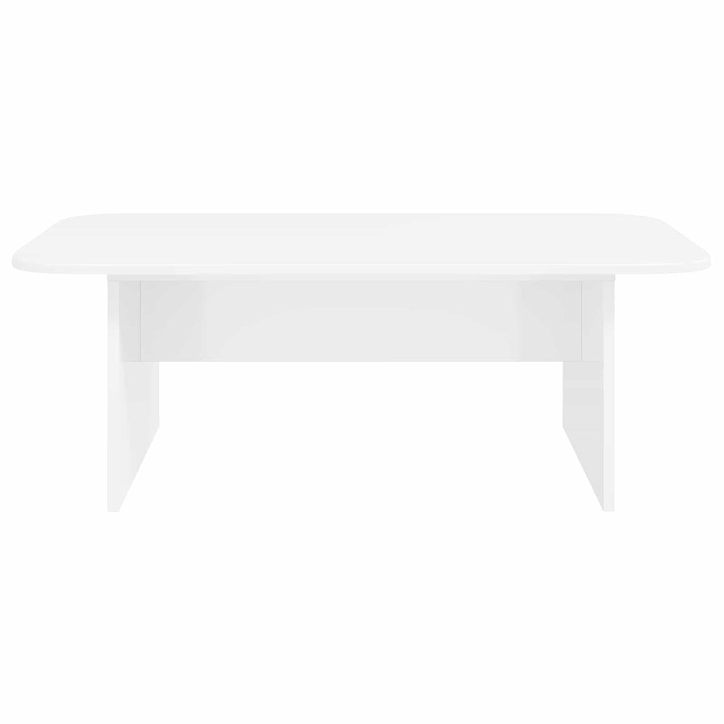 vidaXL Stolik kawowy Biały 93 x 53 x 33 cm Drewno inżynieryjne