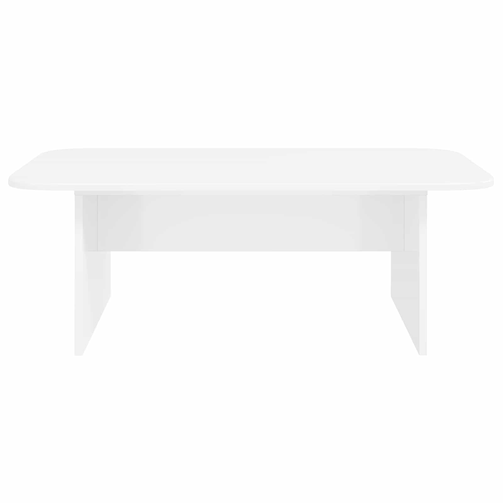 vidaXL Stolik kawowy Biały 93 x 53 x 33 cm Drewno inżynieryjne