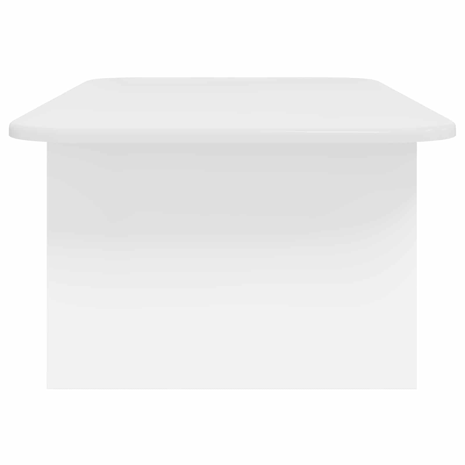 vidaXL Stolik kawowy Biały 93 x 53 x 33 cm Drewno inżynieryjne