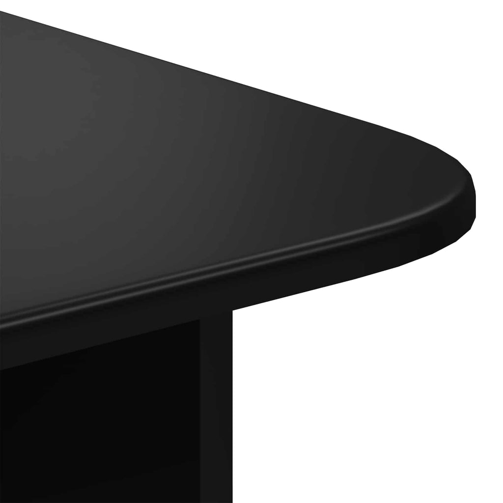 vidaXL Stolik kawowy Czarny 93 x 53 x 33 cm Drewno inżynieryjne