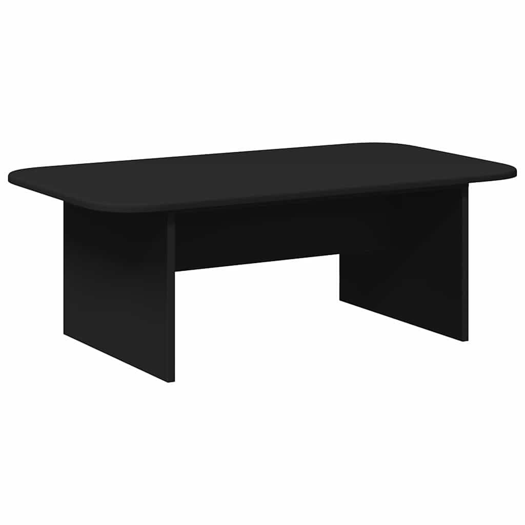 vidaXL Stolik kawowy Czarny 93 x 53 x 33 cm Materiał drewnopochodny