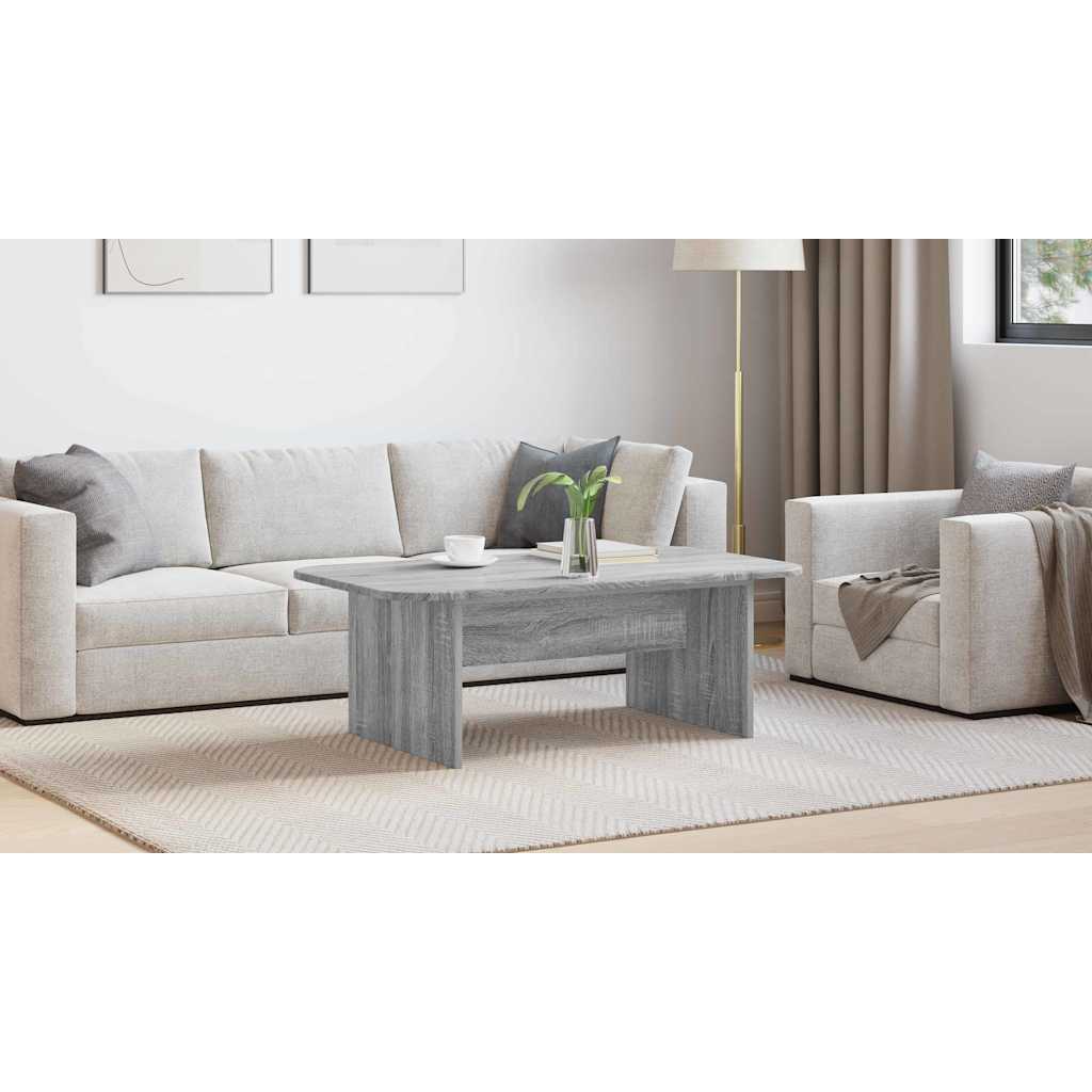 vidaXL Stolik kawowy Szary Sonoma 93 x 53 x 33 cm Drewno inżynieryjne