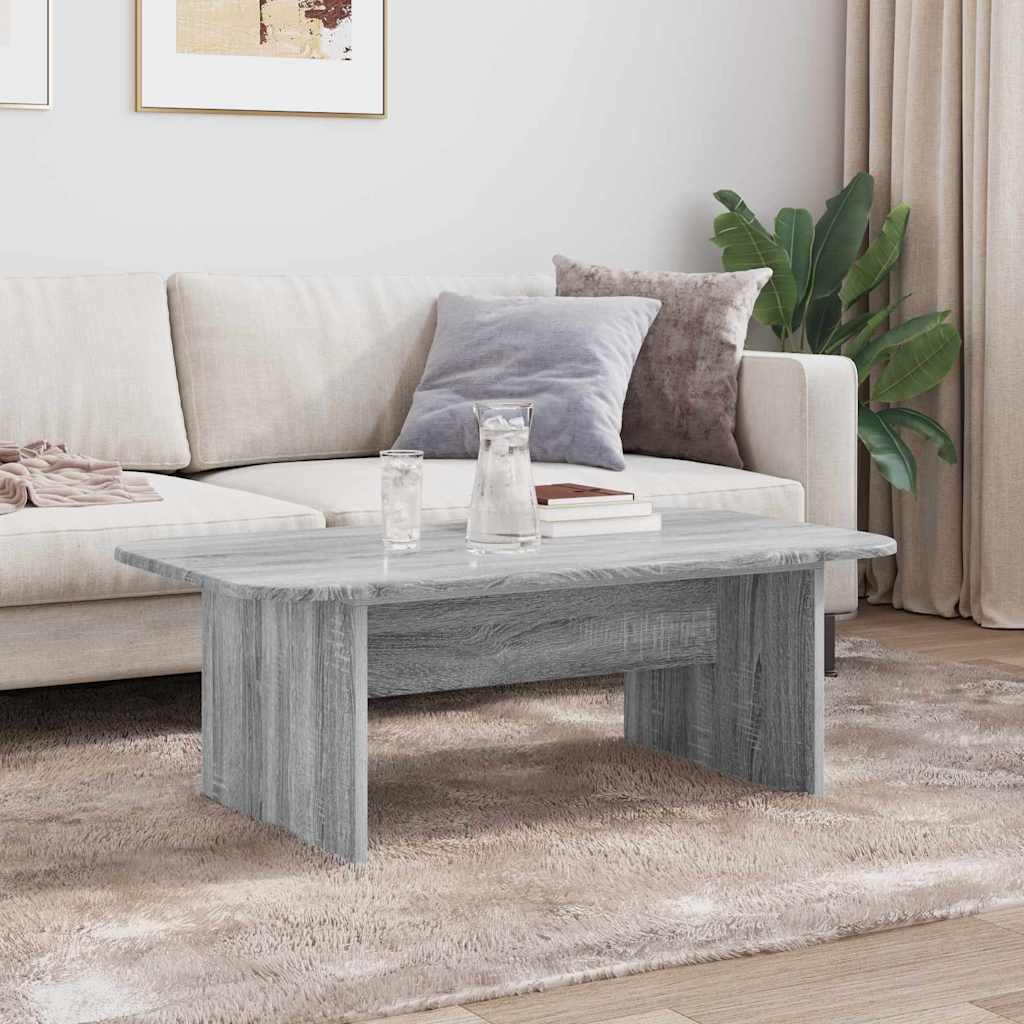 vidaXL Stolik kawowy Szary Sonoma 93 x 53 x 33 cm