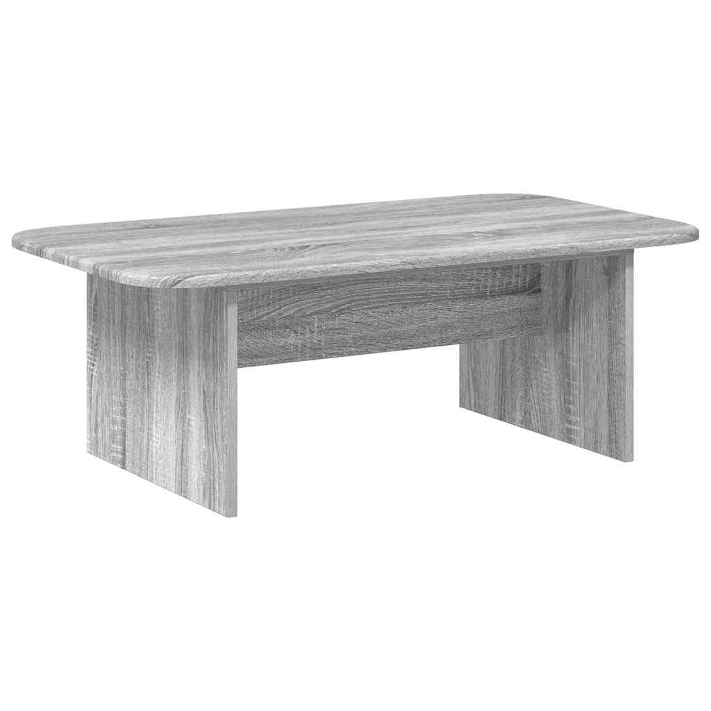 vidaXL Stolik kawowy Szary Sonoma 93 x 53 x 33 cm