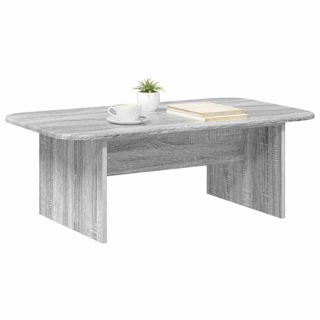 vidaXL Stolik kawowy Szary Sonoma 93 x 53 x 33 cm