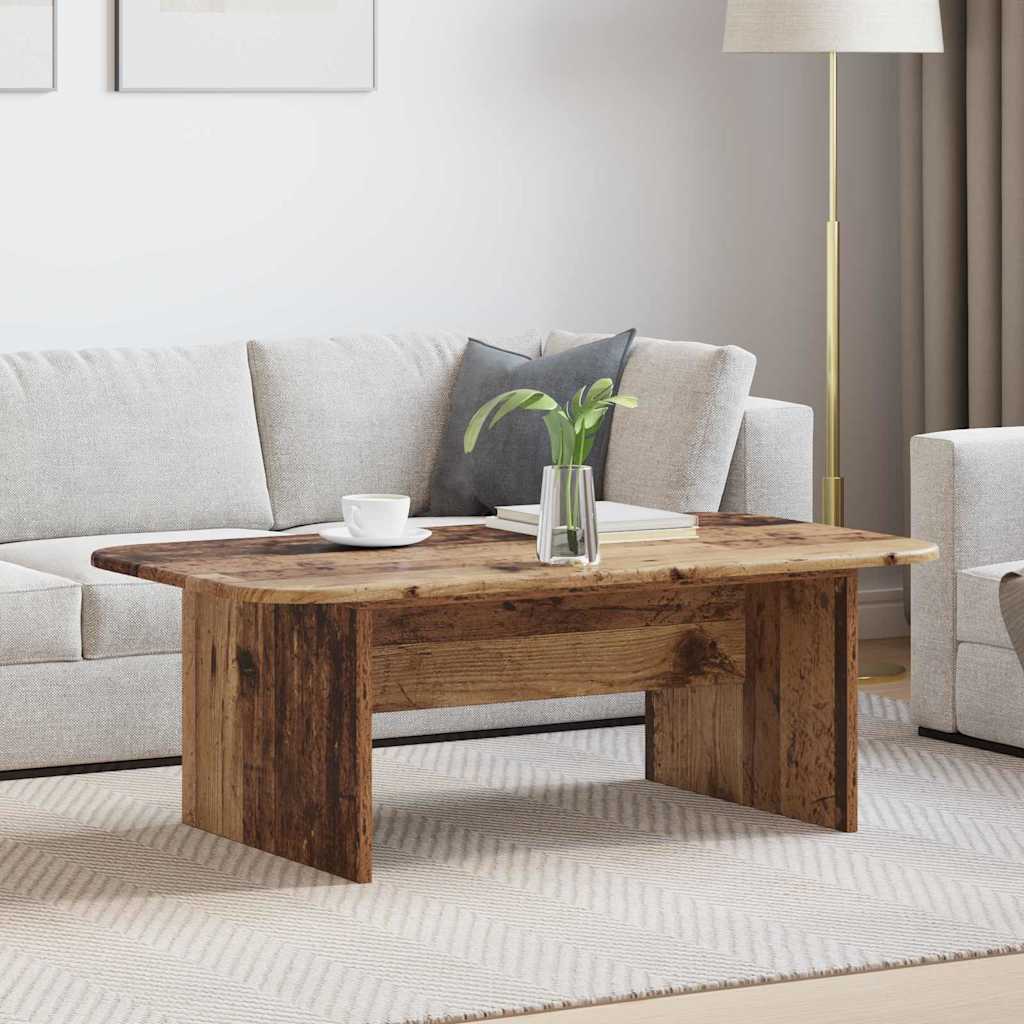 vidaXL Stolik kawowy Stare drewno 93 x 53 x 33 cm
