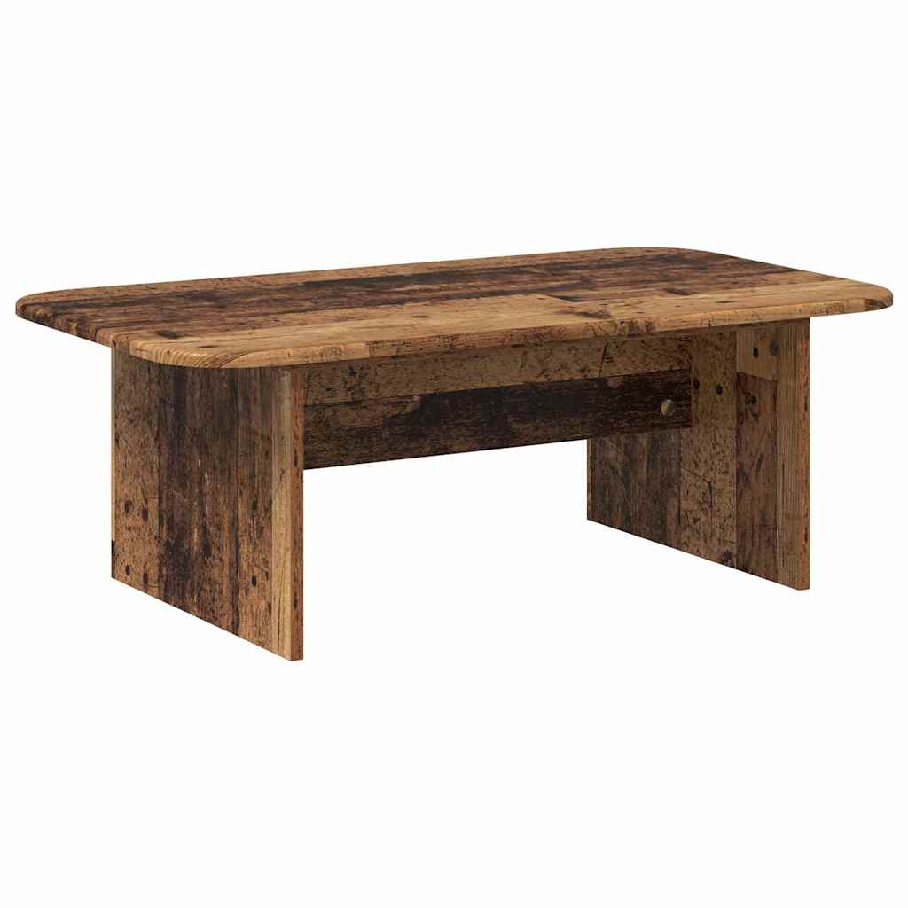 vidaXL Stolik kawowy Stare drewno 93 x 53 x 33 cm Drewno inżynieryjne