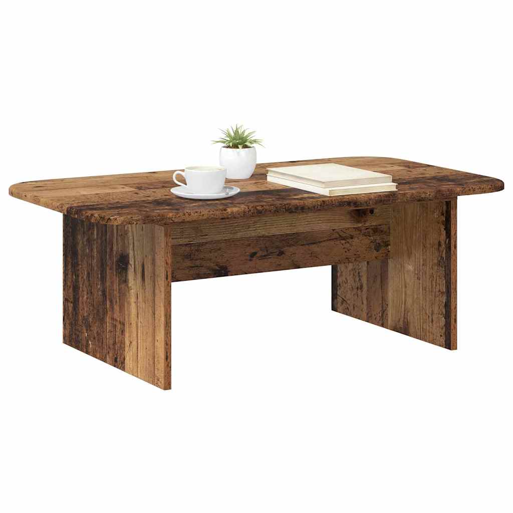 vidaXL Stolik kawowy Stare drewno 93 x 53 x 33 cm Drewno inżynieryjne