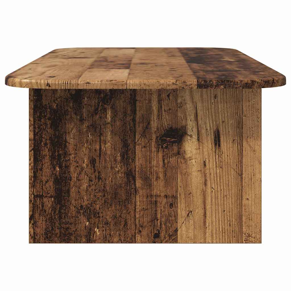 vidaXL Stolik kawowy Stare drewno 93 x 53 x 33 cm Drewno inżynieryjne