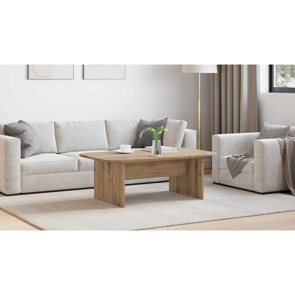 vidaXL Stolik kawowy Dąb rzemieślniczy 93 x 53 x 33 cm