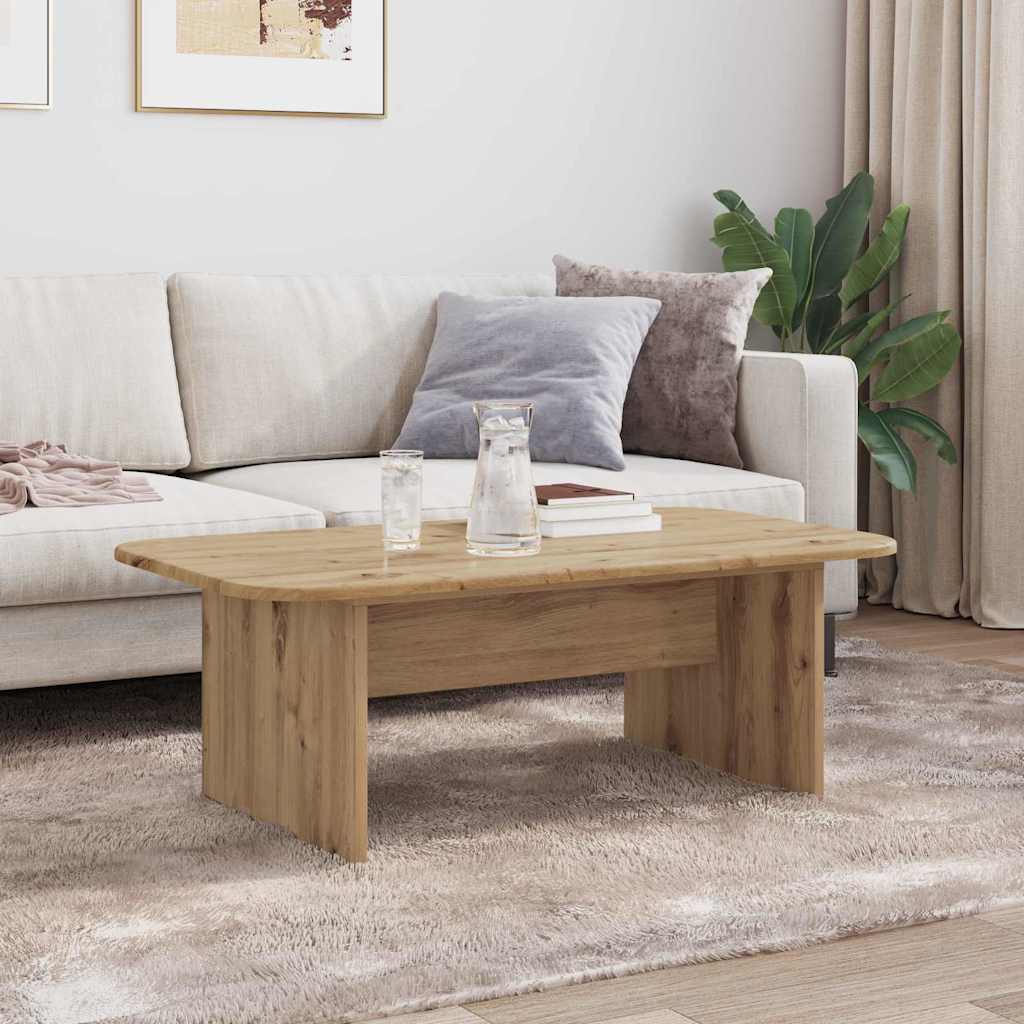 vidaXL Stolik kawowy Dąb rzemieślniczy 93 x 53 x 33 cm