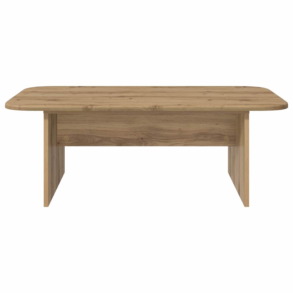 vidaXL Stolik kawowy Dąb rzemieślniczy 93 x 53 x 33 cm