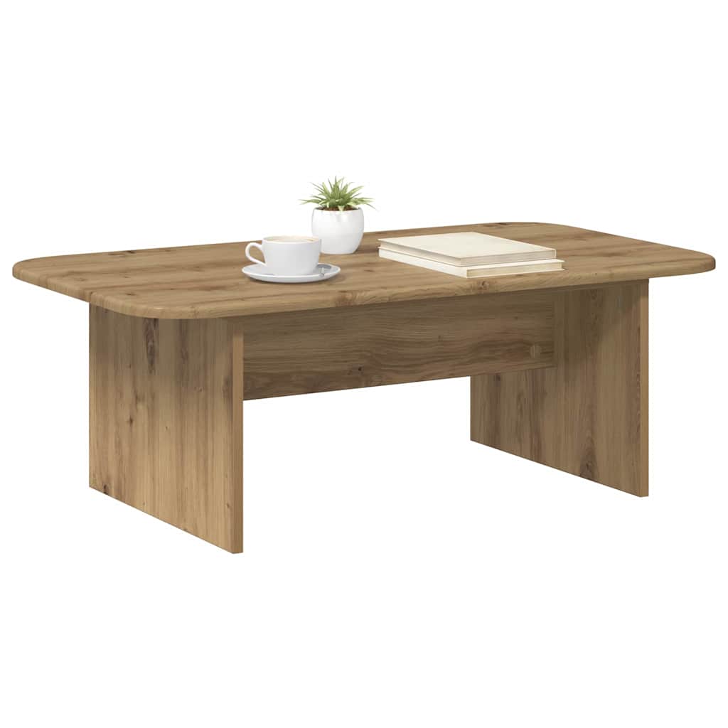 vidaXL Stolik kawowy Dąb rzemieślniczy 93 x 53 x 33 cm