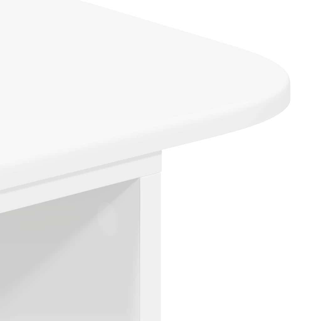 vidaXL Konsola Biały 93 x 40 x 75 cm Materiał drewnopochodny