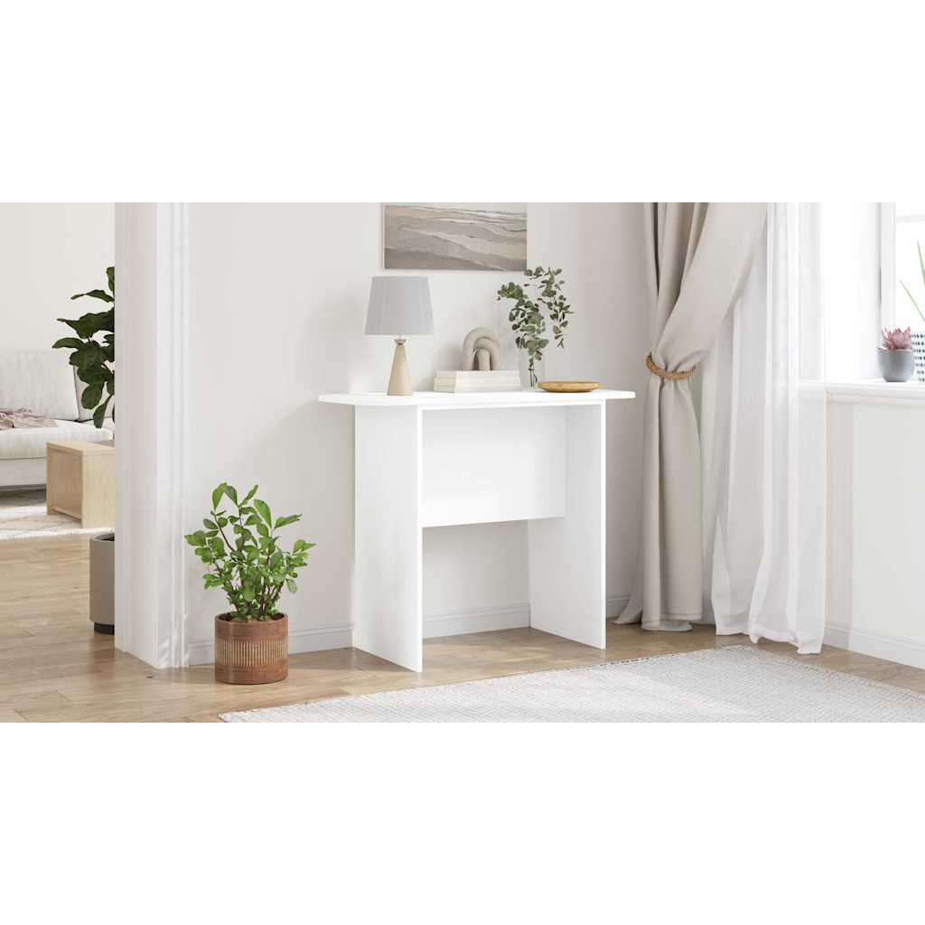 vidaXL Konsola Biały 93 x 40 x 75 cm Drewno inżynieryjne