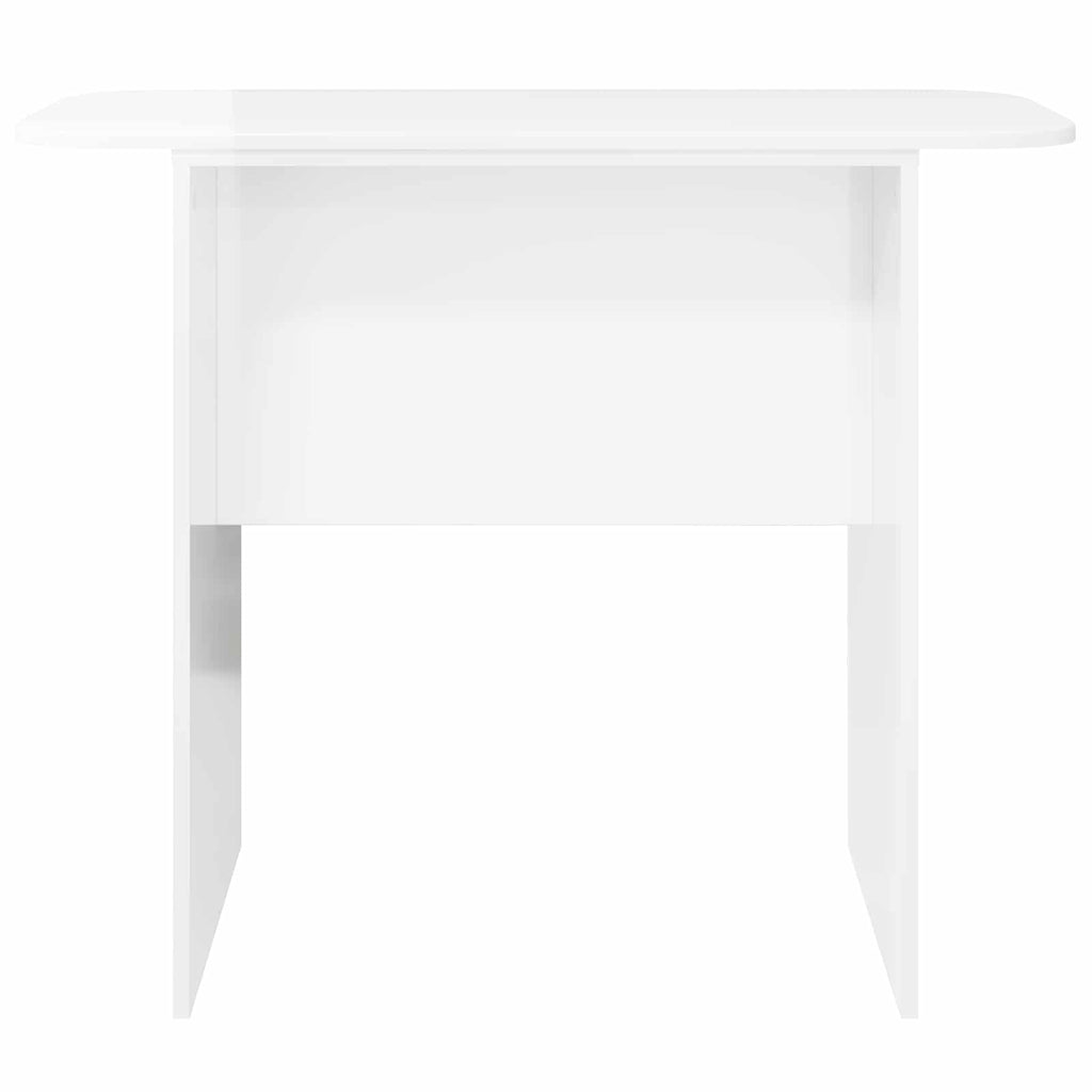 vidaXL Konsola Wysoki połysk biały 93 x 40 x 75 cm Drewno inżynieryjne