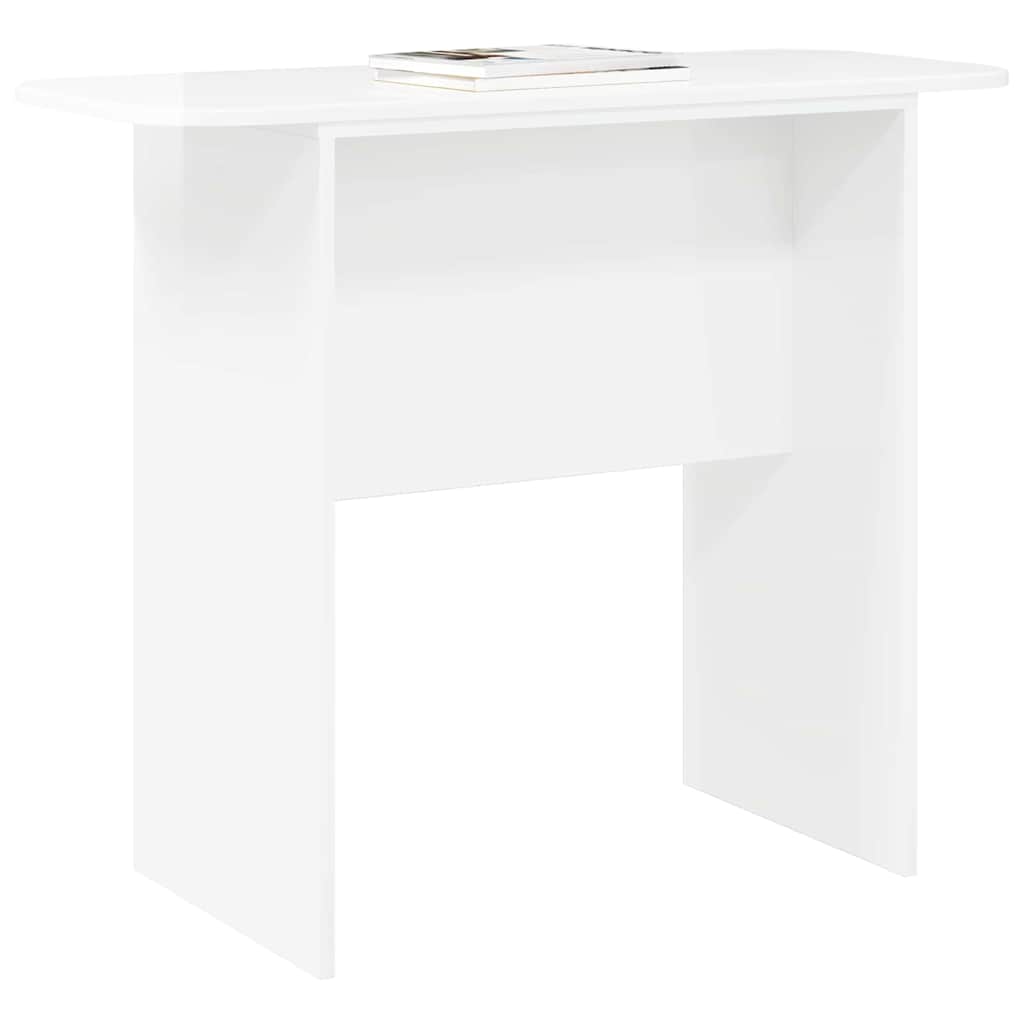 vidaXL Konsola Wysoki połysk biały 93 x 40 x 75 cm
