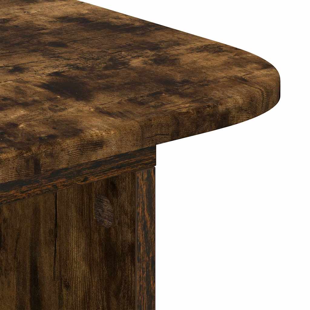 vidaXL Konsola Dąb wędzony 93 x 40 x 75 cm Materiał drewnopochodny