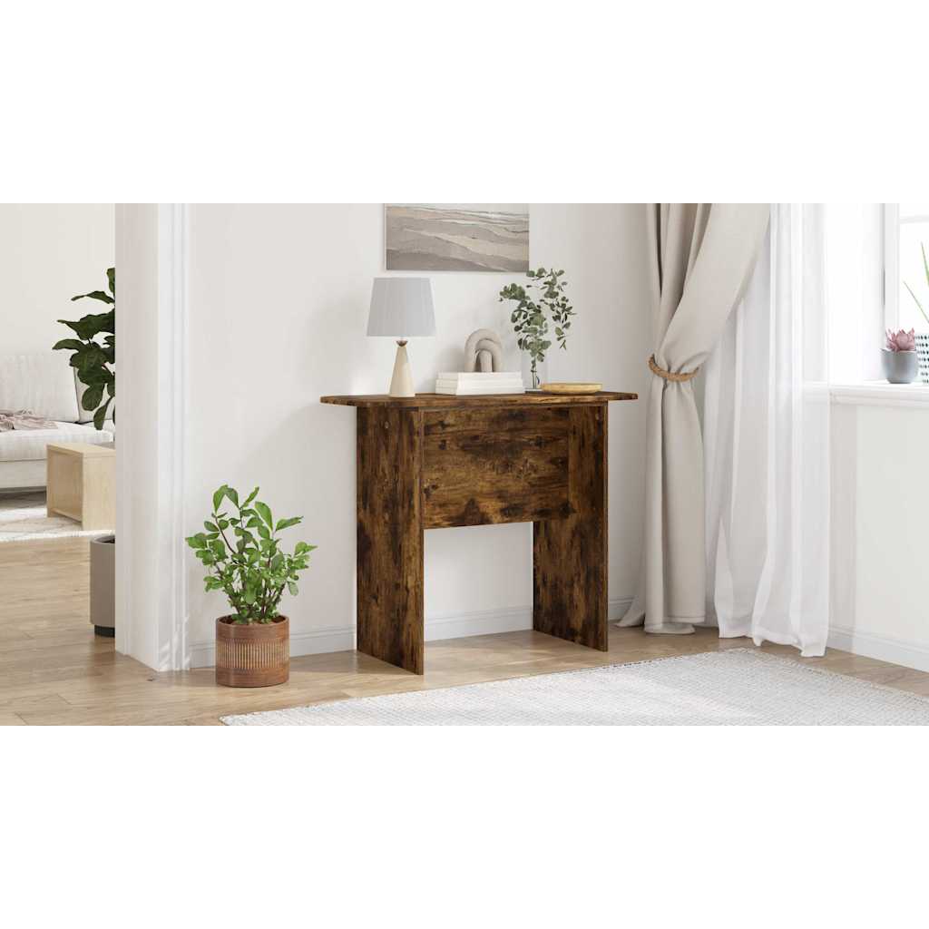 vidaXL Konsola Dąb wędzony 93 x 40 x 75 cm Drewno inżynieryjne