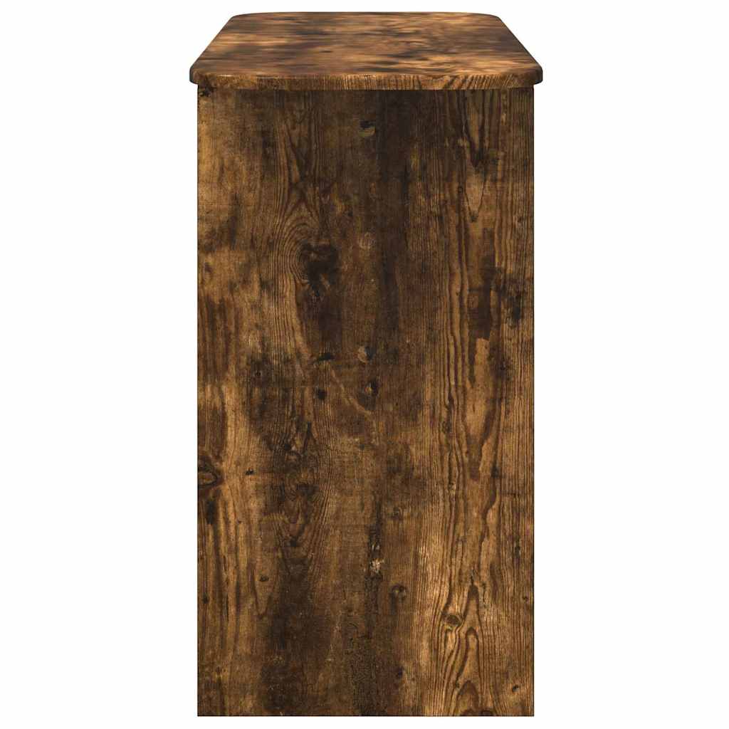 vidaXL Konsola Dąb wędzony 93 x 40 x 75 cm Materiał drewnopochodny