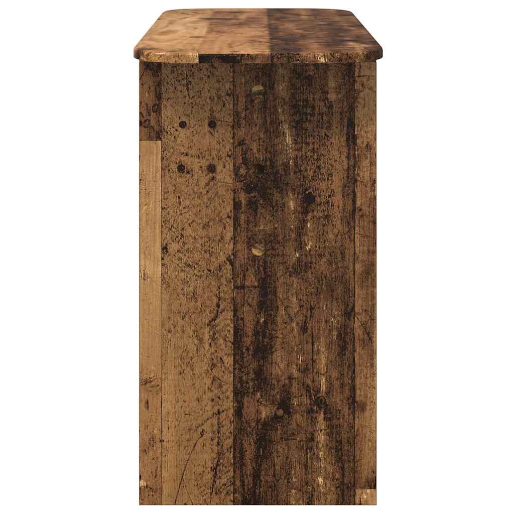 vidaXL Konsola Stare drewno 93 x 40 x 75 cm Materiał drewnopochodny