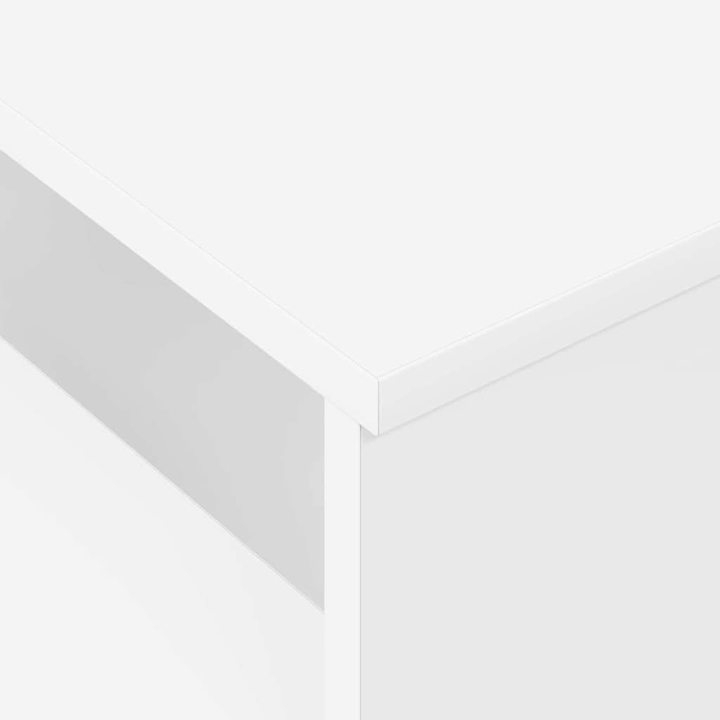 vidaXL Konsola Biały 91,5 x 35 x 38,5 cm Materiał drewnopochodny