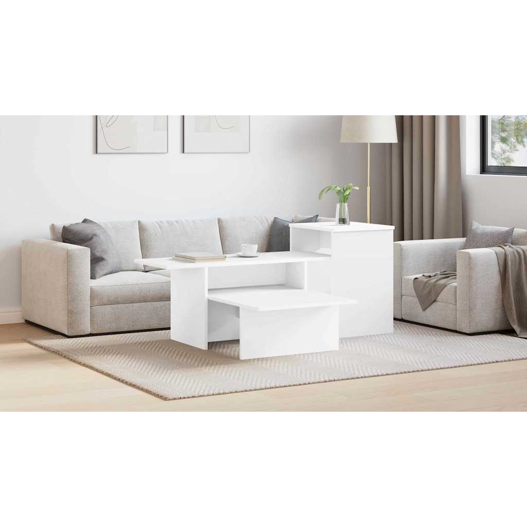 vidaXL Konsola Biały 91,5 x 35 x 38,5 cm Drewno inżynieryjne