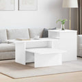 vidaXL Konsola Biały 91,5 x 35 x 38,5 cm Materiał drewnopochodny
