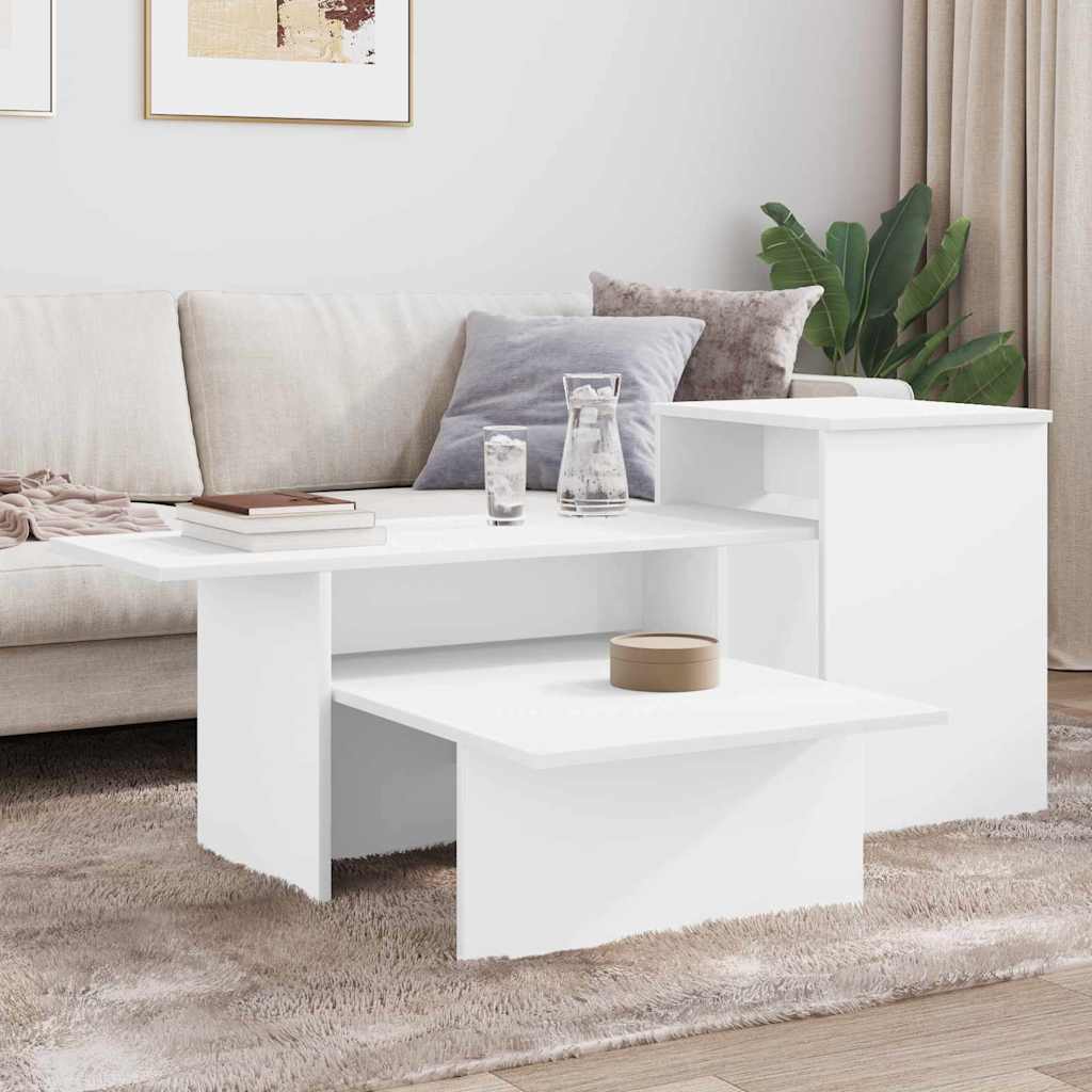 vidaXL Konsola Biały 91,5 x 35 x 38,5 cm Materiał drewnopochodny