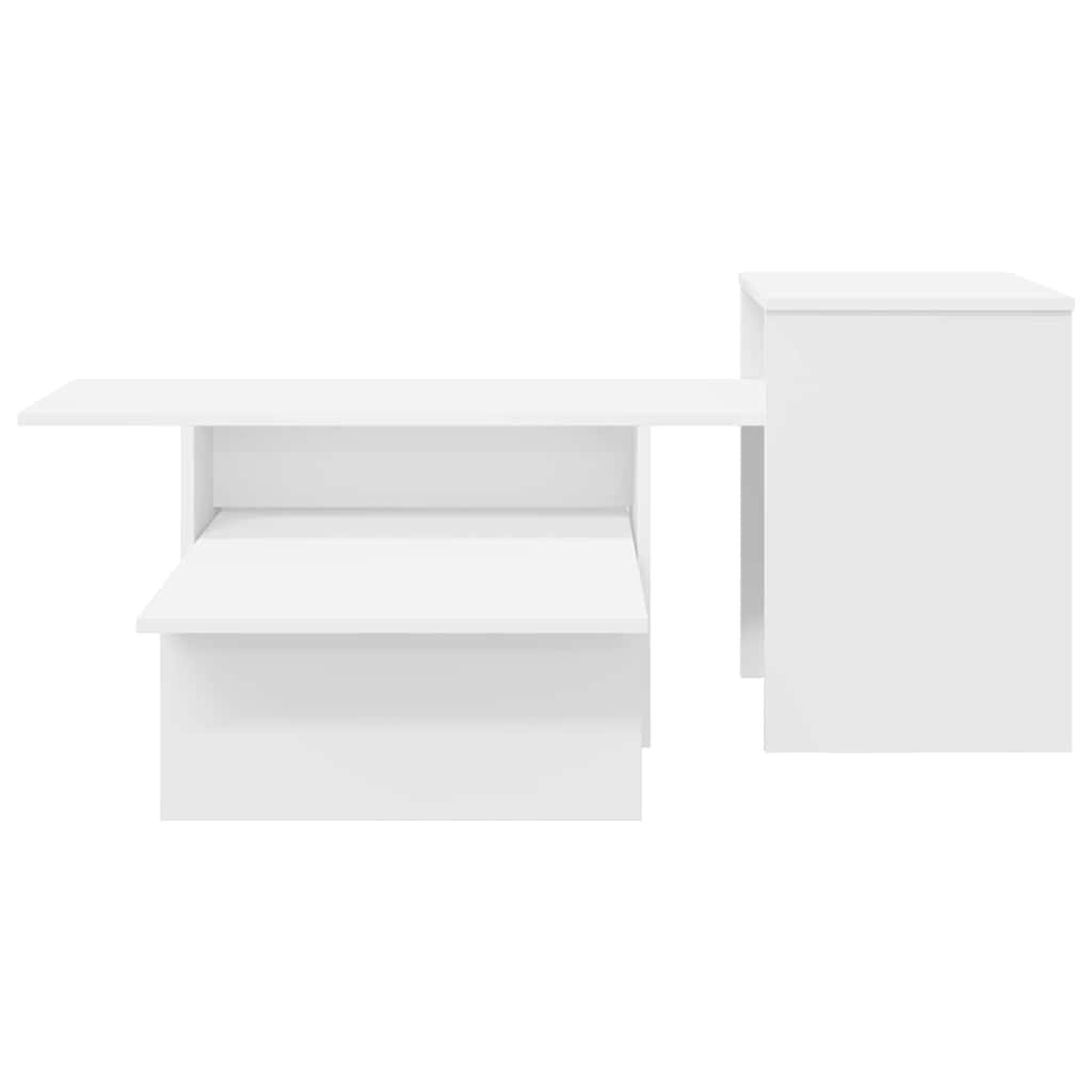 vidaXL Konsola Biały 91,5 x 35 x 38,5 cm Materiał drewnopochodny