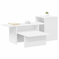vidaXL Konsola Biały 91,5 x 35 x 38,5 cm Drewno inżynieryjne