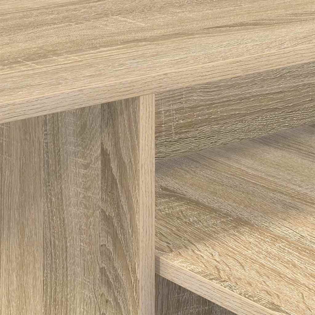 vidaXL Konsola Dąb Sonoma 91,5 x 35 x 38,5 cm Materiał drewnopochodny