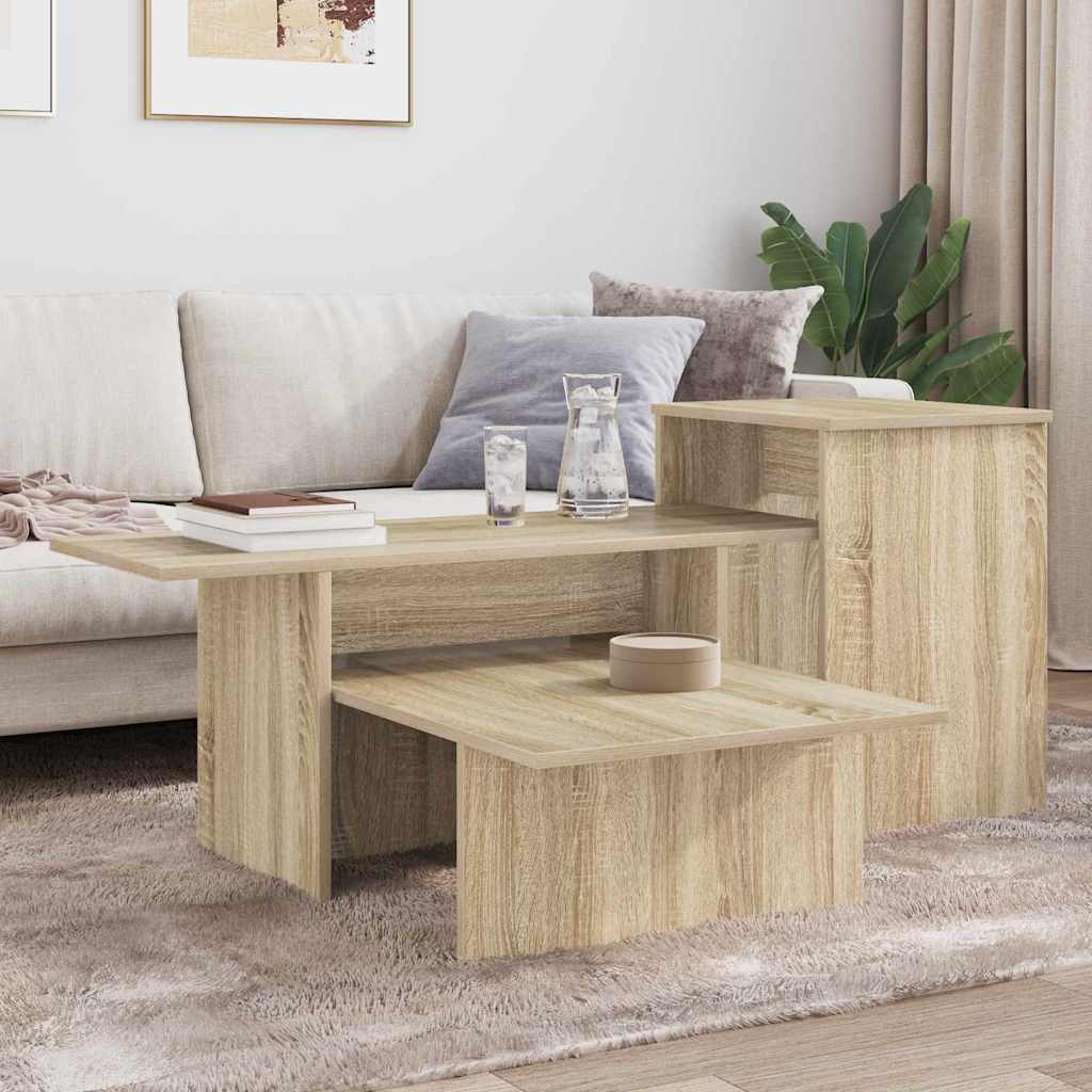 vidaXL Konsola Dąb Sonoma 91,5 x 35 x 38,5 cm Materiał drewnopochodny