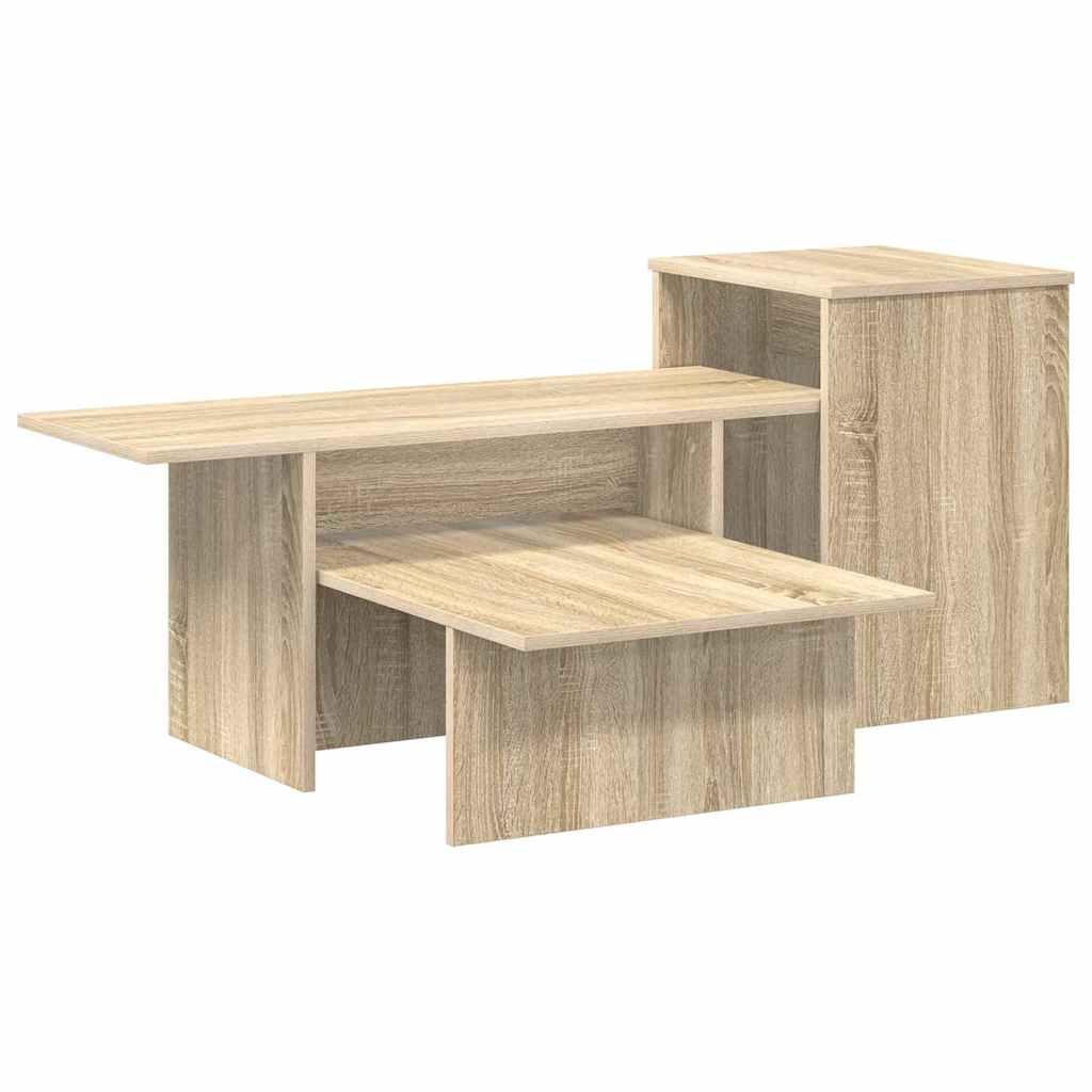 vidaXL Konsola Dąb Sonoma 91,5 x 35 x 38,5 cm Materiał drewnopochodny