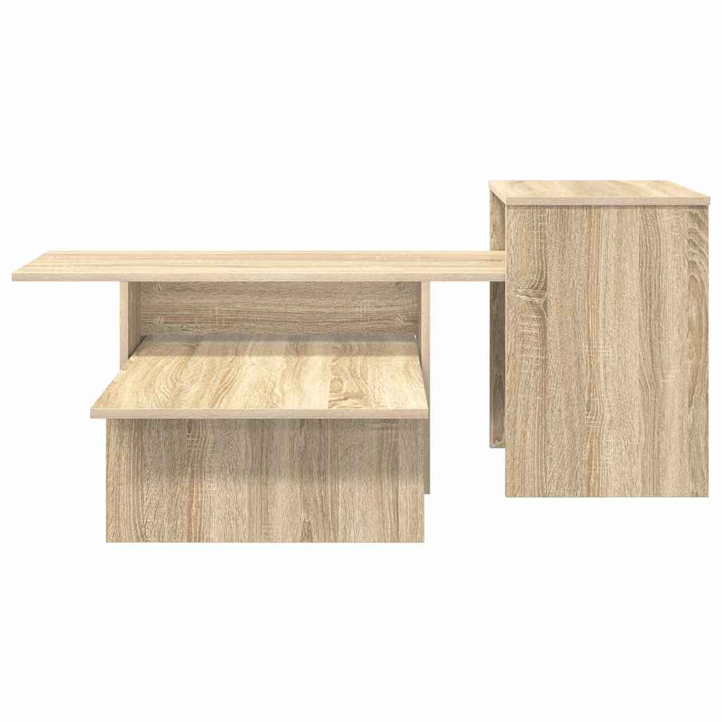 vidaXL Konsola Dąb Sonoma 91,5 x 35 x 38,5 cm Materiał drewnopochodny