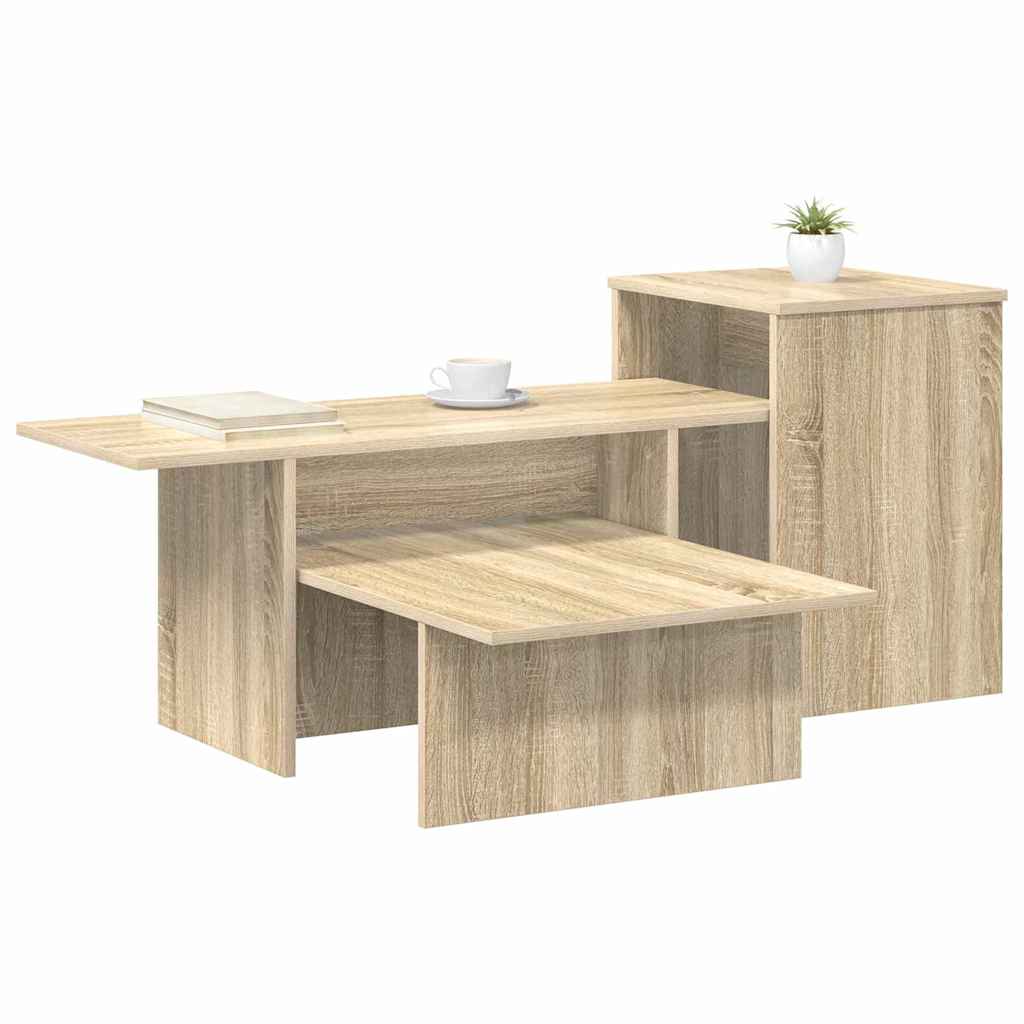 vidaXL Konsola Dąb Sonoma 91,5 x 35 x 38,5 cm Materiał drewnopochodny