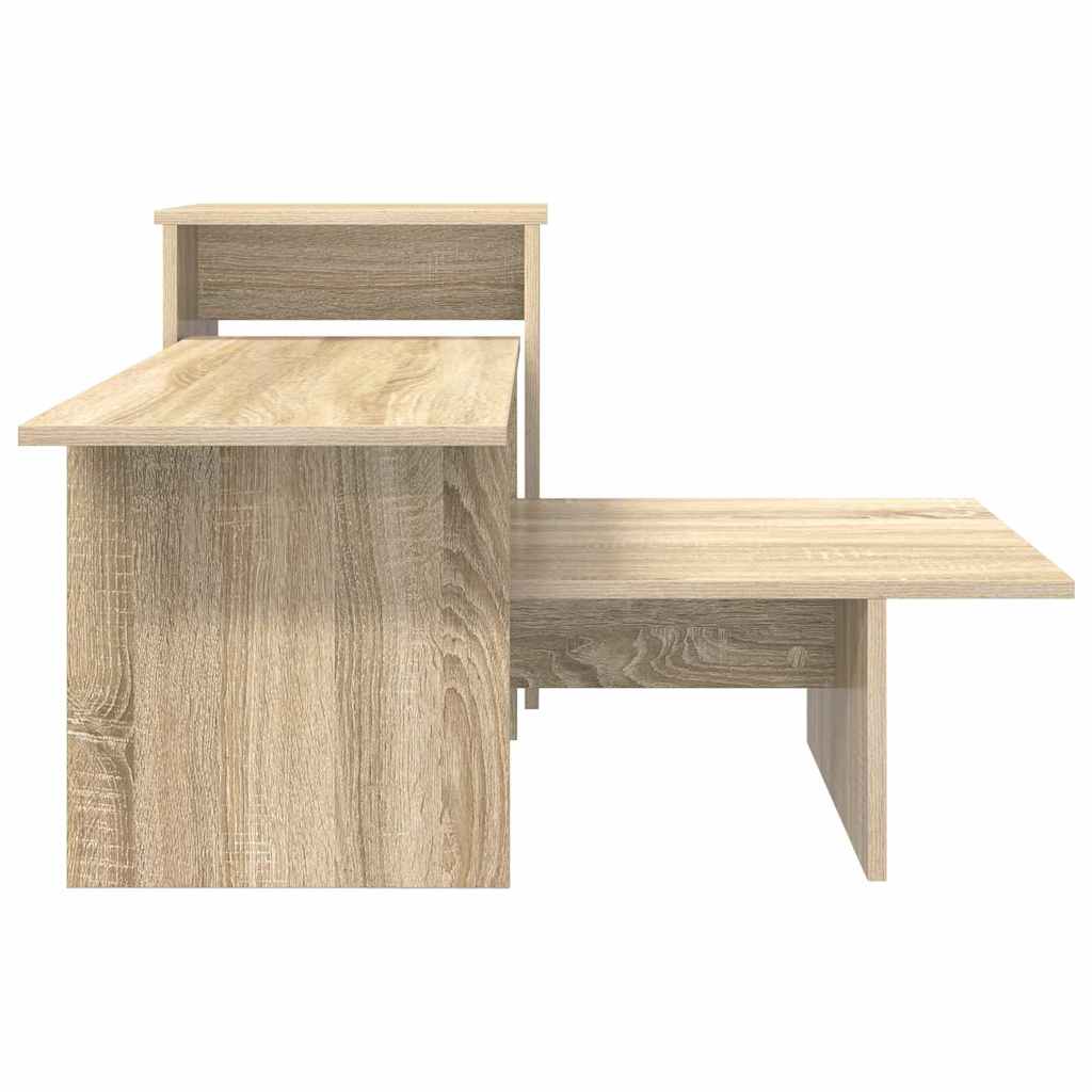 vidaXL Konsola Dąb Sonoma 91,5 x 35 x 38,5 cm Materiał drewnopochodny