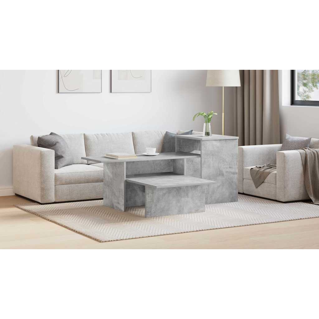 vidaXL Konsola Betonowy szary 91,5 x 35 x 38,5 cm Drewno inżynieryjne