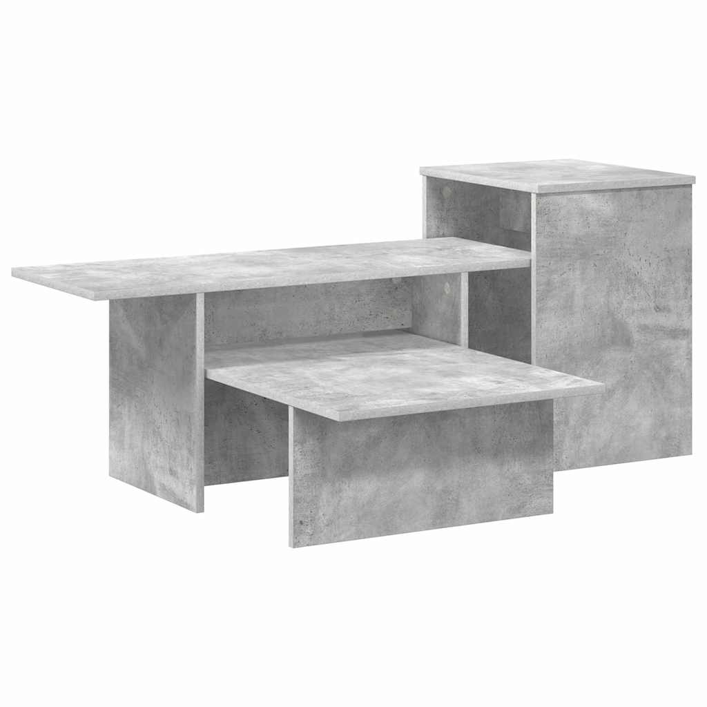 vidaXL Konsola Betonowy szary 91,5 x 35 x 38,5 cm