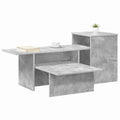 vidaXL Konsola Betonowy szary 91,5 x 35 x 38,5 cm Drewno inżynieryjne