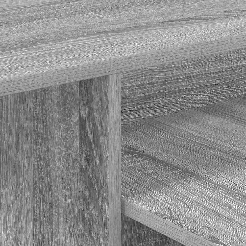 vidaXL Konsola Szary Sonoma 91,5 x 35 x 38,5 cm