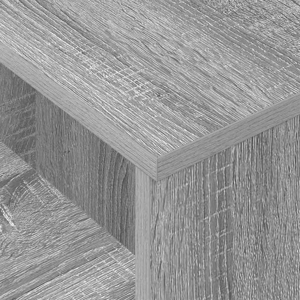 vidaXL Konsola Szary Sonoma 91,5 x 35 x 38,5 cm