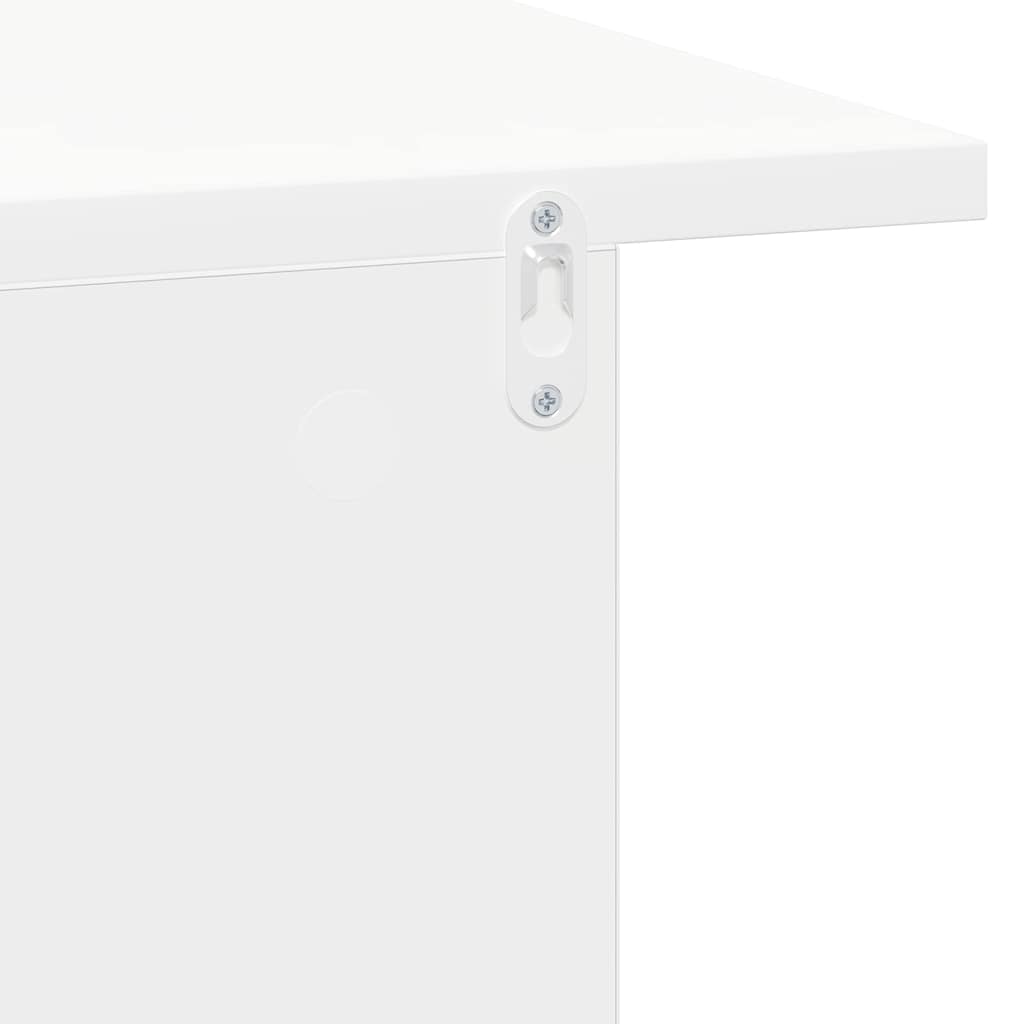vidaXL Stolik nocny Biały 40 x 30 x 25 cm Materiał drewnopochodny