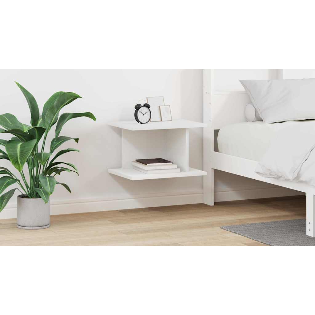 vidaXL Stolik nocny Biały 40 x 30 x 25 cm Drewno inżynieryjne