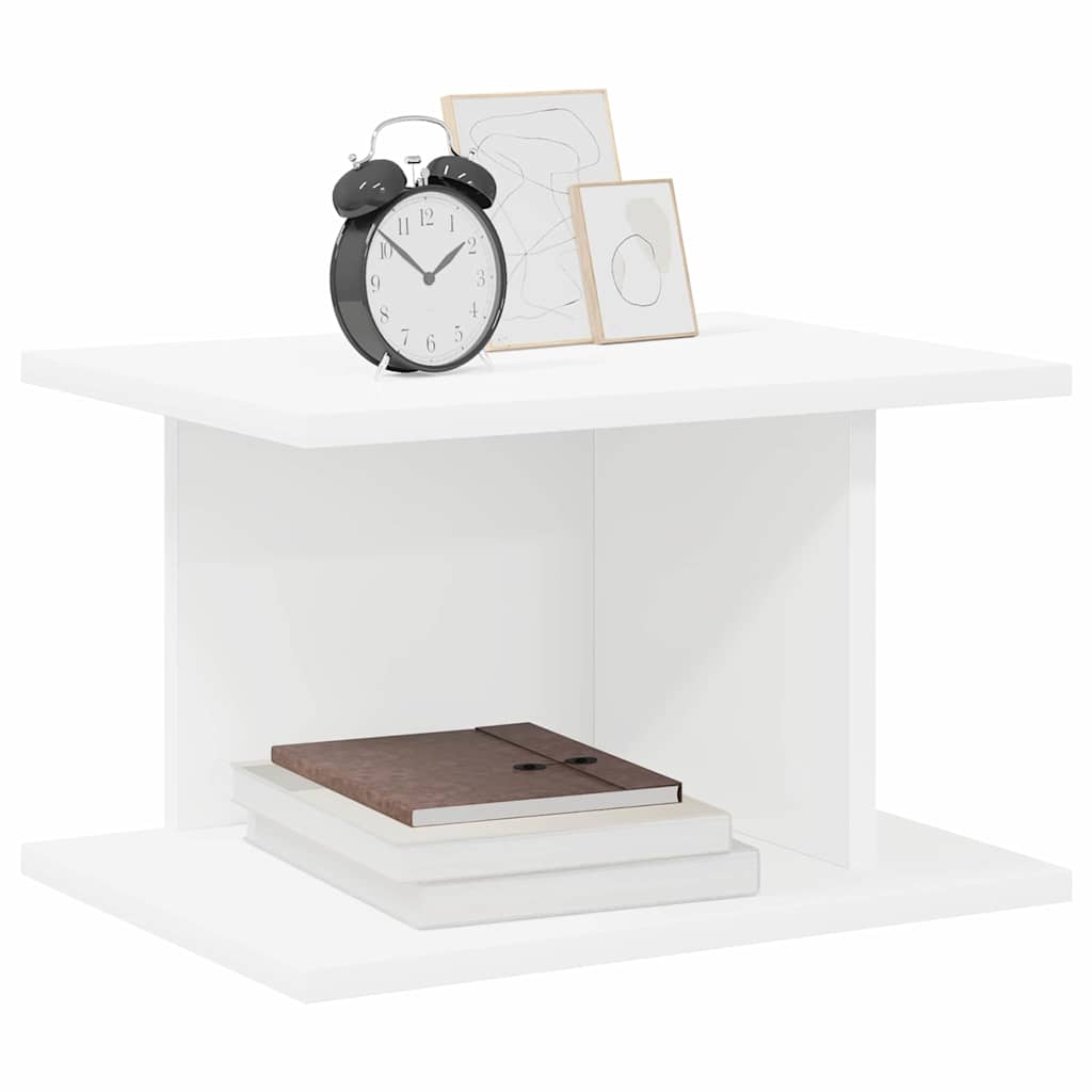 vidaXL Stolik nocny Biały 40 x 30 x 25 cm Materiał drewnopochodny
