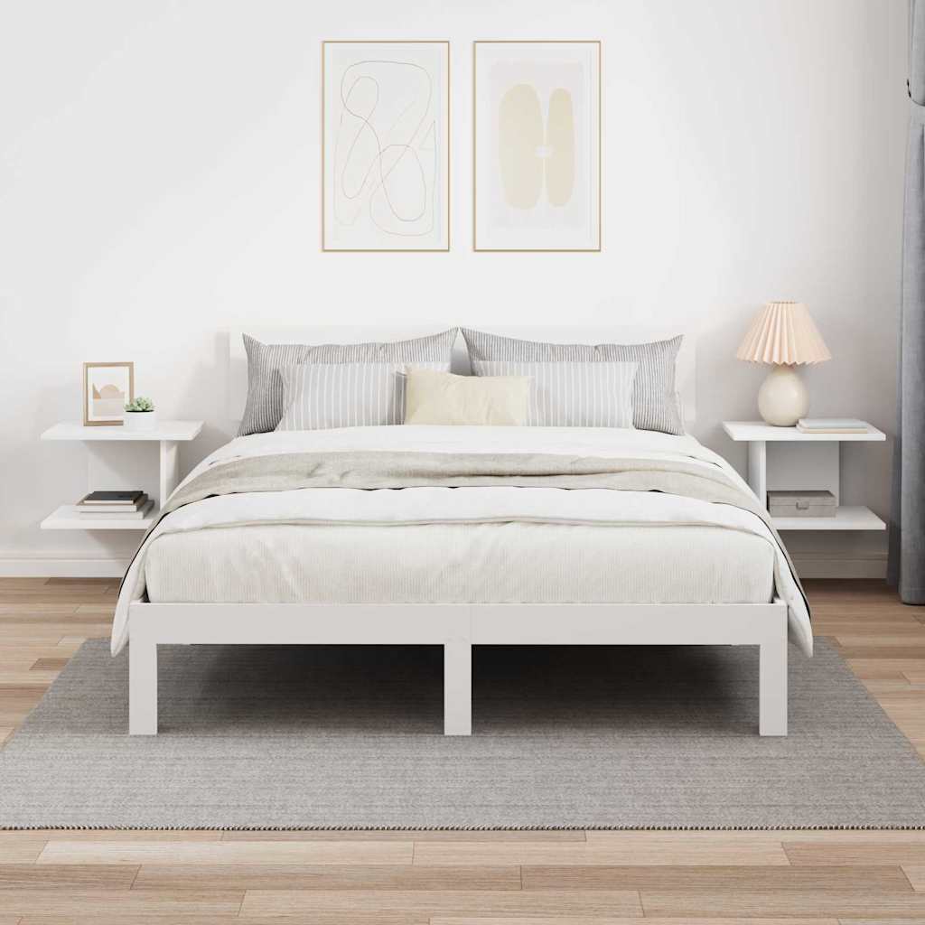 vidaXL Stolik nocny 2 pcs Biały 40 x 30 x 25 cm