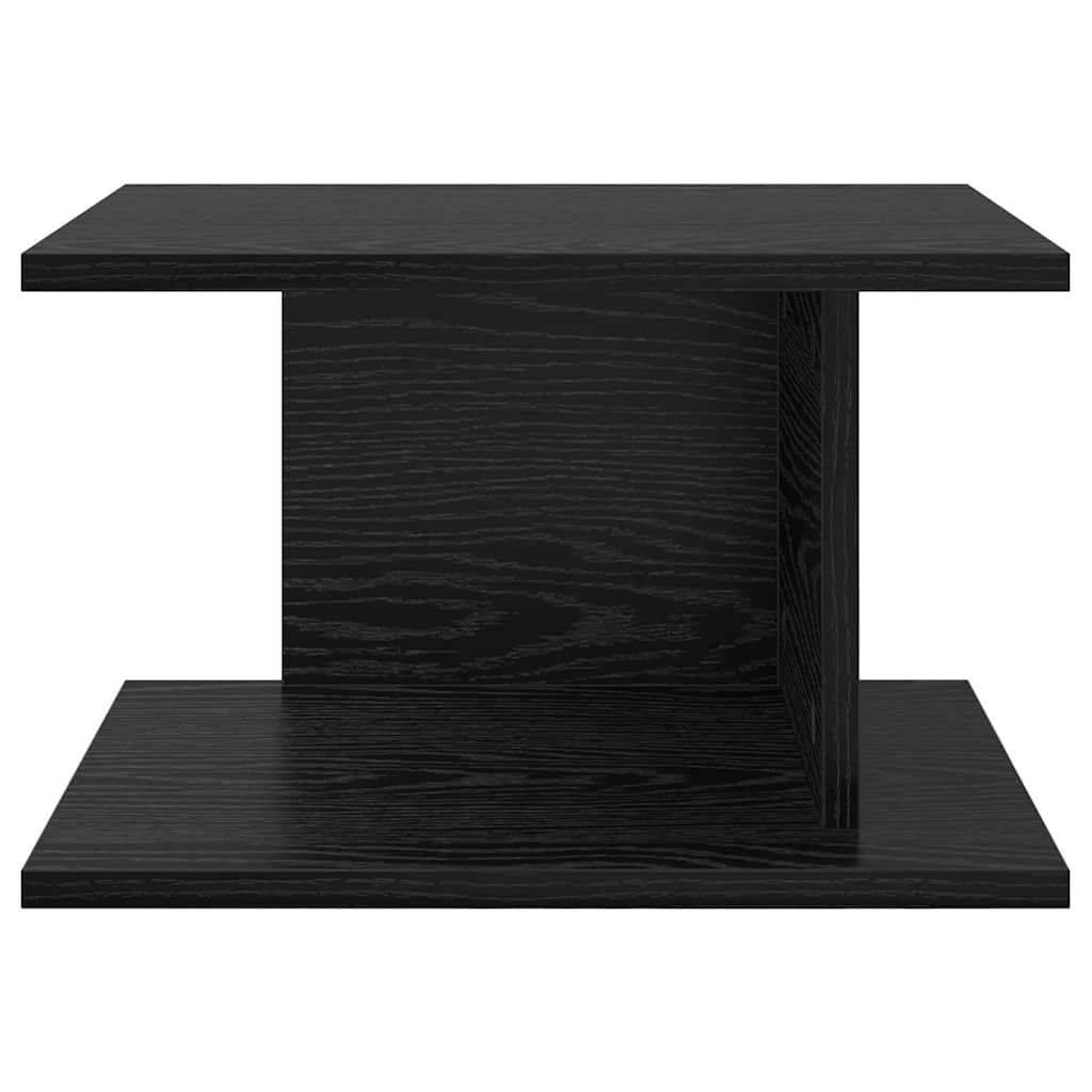vidaXL Stolik nocny Czarny Dąb 40 x 30 x 25 cm Materiał drewnopochodny