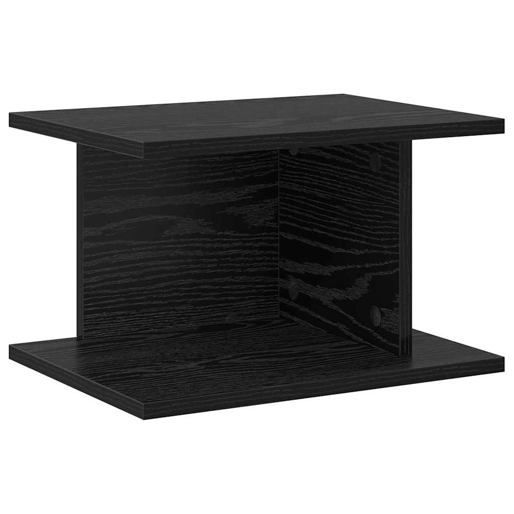 vidaXL Stolik nocny 2 pcs Czarny Dąb 40 x 30 x 25 cm